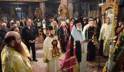 Η ακολουθία των Α' Χαιρετισμών στην Αγία Βαρβάρα Ιλίου