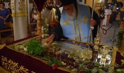 Επιτάφιος της Θεοτόκου στον Ι.Ν. Κοιμήσεως Θεοτόκου Αχαρνών