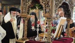 Η υποδοχή του ιερού λειψάνου της Αγ. Αικατερίνης από το Όρος Σινά