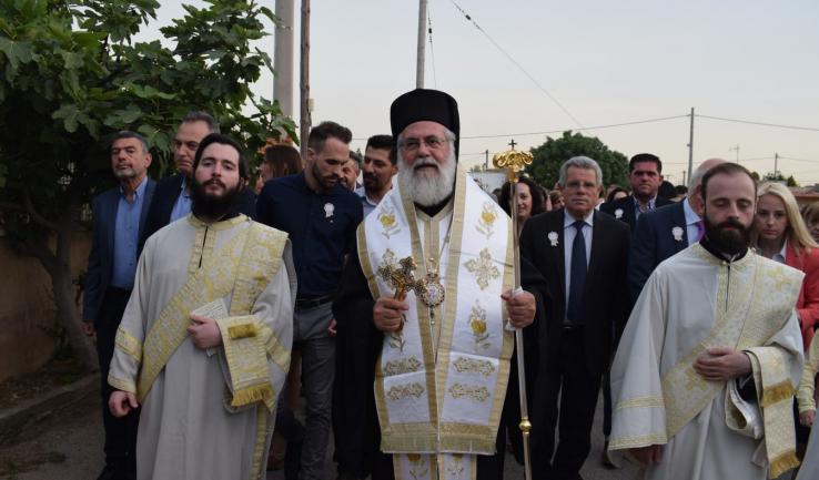 Εσπερινός στον Αγ. Κωνσταντίνο Άνω Αχαρνών