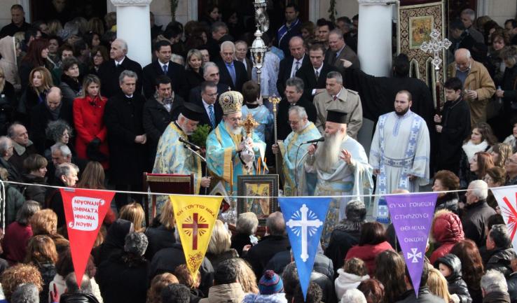 Θεοφάνεια στον Μητροπολιτικό ναό Ιλίου