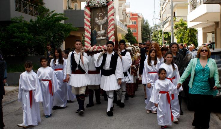 Η εορτή της Ζωοδόχου πηγής στις Αχαρνές